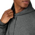 thumbnail image 4 of Hanes Mens EcoSmart Fleece Hoodie, 5XL, Charcoal Heather, 4 of 6