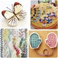 thumbnail image 4 of HLONK 447/200/120/100 Colors Cotton DMC Cross Floss Stitch Thread Embroidery Sewing Skeins Multi Colors, 4 of 8