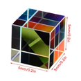 thumbnail image 1 of Chromatic Mirror Beamsplitter Optical Glass Mirror Dispersion Hexagonal Cube, 1 of 5