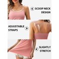 thumbnail image 4 of ORUYROP Débardeurs en Coton avec Bretelles Spaghetti Réglables Couche Cami Col Rond S - 5X, 4 of 7