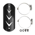 thumbnail image 1 of Exhaust Pipe Cover Protector, Stainless Steel Durable Exhaust Heat Shield Cover  For Motorcycle Carbon Fiber Style, 1 of 8