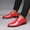 I-Red, variant on Kcodviy Color Solid Business Summer Men's Handmade Leather Dress Shoes Style Shoes Leather Men's Leather Slip on Work Shoes for Men Leisure Breathable Men's Leather Men Leather Shoes Casual Shoes