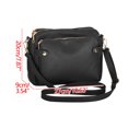 thumbnail image 2 of matoen Three Layer Leather Shoulder Bag Small Size Large Capacity Card Bag Fashion Bag Soft Leather, 2 of 5