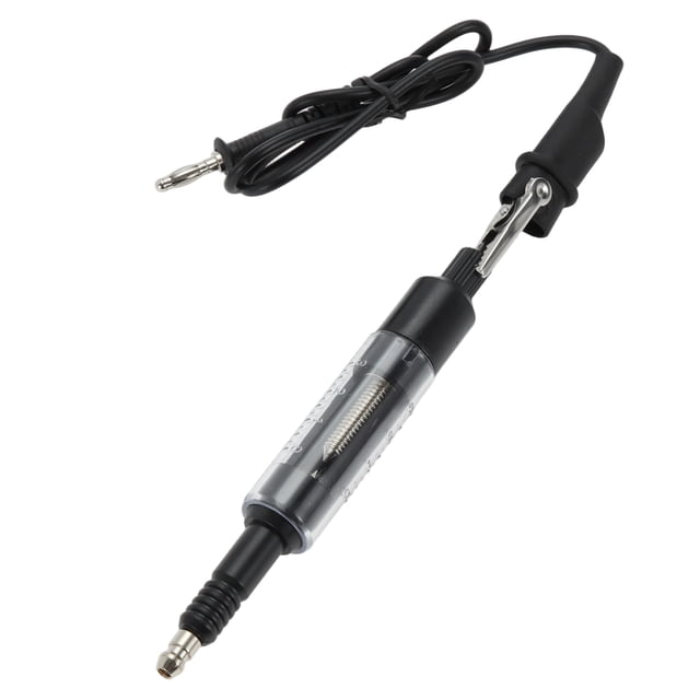 Unique Bargains 1Pc Spark Plug Tester Ignition Plastic and Metal Black Spark Plug Tester for Car Engine Tune-Up System Lawnmowers Diagnostic Test Tool