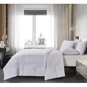 BlueRidge Home Fashion Olympia Twin in White Color Down Down Comforter,