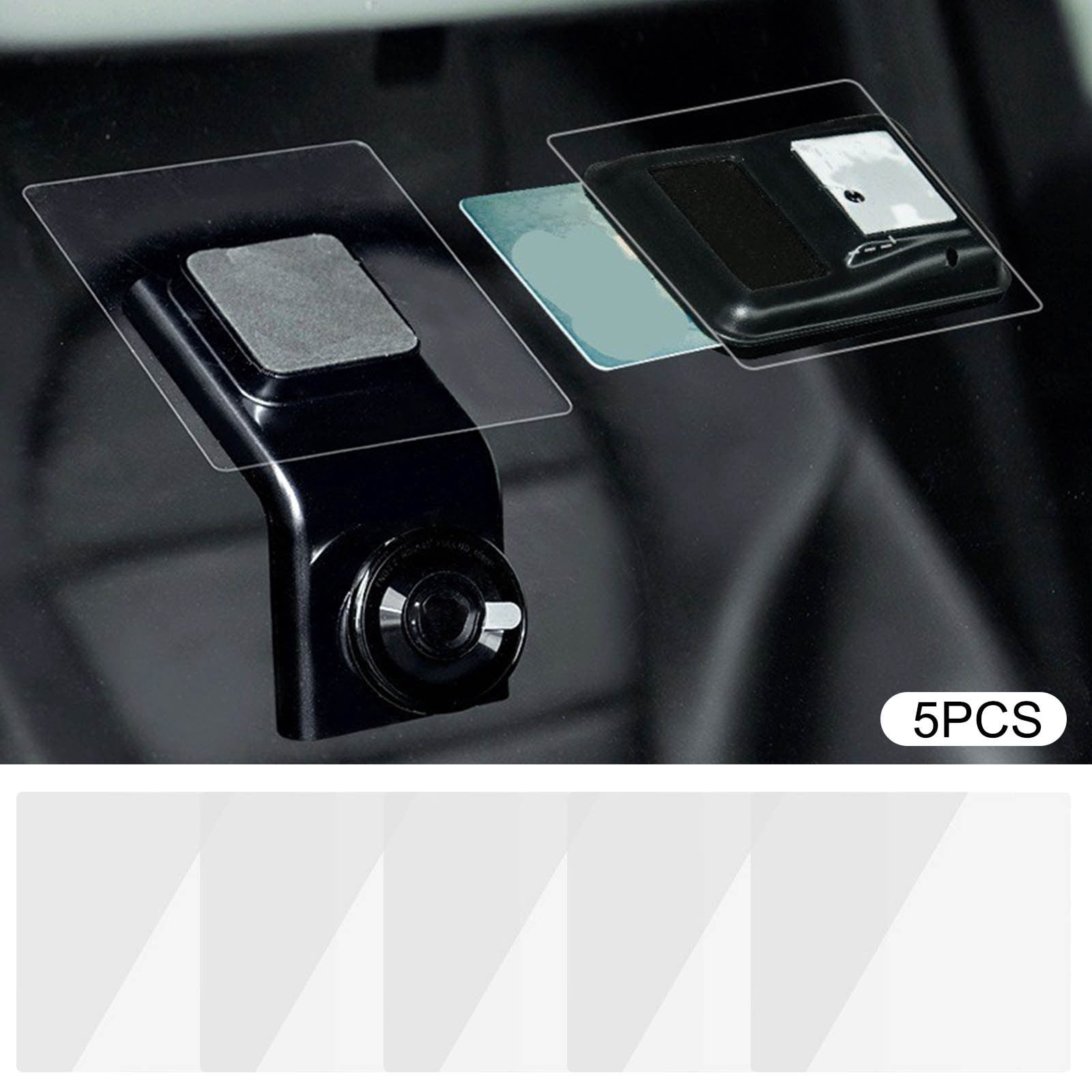 Electrostatic Sticker under $5! CQCYD Car Windshield Dash Cam Electrostatic Sticker, HD Transparent Traceless Adhesive Pad, High Temperature Resistant Mounting Sticker, 5-Pack for VIOFO Dashcams