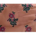 thumbnail image 4 of oneOone Georgette Viscose Fabric Leaves & Floral Block Print Fabric By Yard 42 Inch Wide, 4 of 5