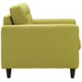 thumbnail image 3 of LexMod Empress Upholstered Armchair in Wheatgrass, 3 of 5