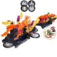 thumbnail image 3 of DMH Explosion Wild Speed Fly Deformation Car 4 Screechers Beast Attack Action Figures Capture Flips Transformation Surprise Gift Toy, 3 of 7