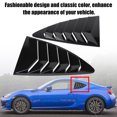 thumbnail image 1 of Vent Cover Trim, Widely Used  Durability Rear Window 1 Pair Window Louver Side Window Scoop Cover Cover Trim  For Car Exterior For Car Lovers, 1 of 8