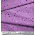 thumbnail image 3 of Soimoi Poly Georgette Fabric Texture & Triangle Geometric Decor Fabric Printed Yard 52 Inch Wide, 3 of 3