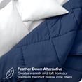 thumbnail image 5 of Bare Home Ultra-Soft Comforter Duvet Insert - Goose Down Alternative - Oversized King, Dark Blue, 5 of 5