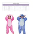 thumbnail image 4 of Stich Cartoon Onesie Costumes One Piece Pajama  Kids  Blue, 4 of 4