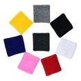 thumbnail image 2 of Decodeary Unisex Polyester Elastic Wristband Headband Set Solid Color Breathable Sports Basketball Sweatband, 2 of 9
