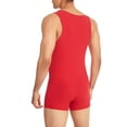 thumbnail image 5 of EOYWHK Mens Jumpsuits Athletic Compression Gym Workout Bodysuit Slim Fit Tank Seamless Stretch Relaxed Fit Undershirts Overalls, 5 of 5