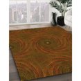 thumbnail image 3 of Ahgly Company Machine Washable Indoor Square Transitional Maroon Red Area Rugs, 8' Square, 3 of 7