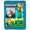 thumbnail image 1 of Minecraft Kids Silk Touch Fleece Throw, 100% Polyester, 1 of 7