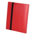 thumbnail image 3 of pitrice 4 Pockets Trading Card Carrying Binder Binder red Card Pocket Album 21x17.5cm Storage Case red 21x17.5cm, 3 of 6