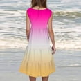 thumbnail image 4 of Yuyuzo Robes d'Été pour Femmes Robe Décontractée d'Été pour Femmes Sans Manches à Col Rond Tunique Ample Robe Débardeur Robe Bohème de Plage pour les Vacances, 4 of 7