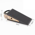 thumbnail image 2 of Lefu Bouchon de Porte en Acier Inoxydable Caoutchouc Limiteur de Porte en Bois Protection Murale, 2 of 6