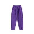 thumbnail image 3 of CHUANK Kids Boys Girls Sweatpants Workout Pants High Waisted Drawstring Trackpants Cinch Bottom Trousers, 3 of 5