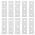 thumbnail image 2 of 10pcs Flat Mending Plate Aluminum Joining Plate 3 Hole Flat Connecting Joining Plate Aluminum Connecting Plate  for Straight Lengthening Connection Between, 2 of 7