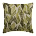 thumbnail image 1 of Pillow Covers, Green 18"x18" (45x45 cm) Throw Pillows For Couch, Linen Beaded Cushion Cover, Tropical Pattern, Modern Style - Going Tropical, 1 of 3