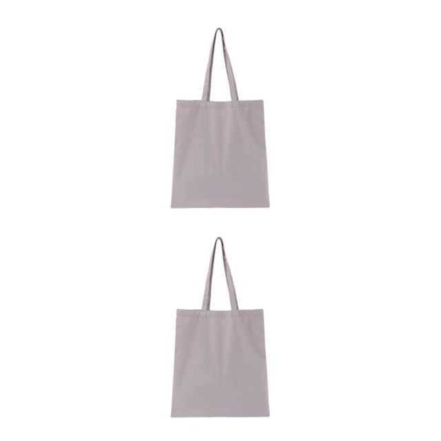 maskred Large Capacity Tote Bag Reliable Shopping Companion Sturdy And Durable light grey 2Set