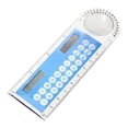 thumbnail image 2 of 3-in-1 10cm Solar Ruler Calculator Multifunctional Large Display Screen Mini Solar Card Ruler Calculator, 2 of 5