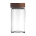 thumbnail image 2 of Dvkptbk storage jar Kitchen Storage Sealed Borosilicate Heatproof Glass Jar with Maple Wood Coffee Grain Tea Container, 2 of 7