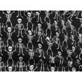 thumbnail image 4 of oneOone Rayon Black Fabric Skull Craft Projects Decor Fabric Printed By The Yard 56 Inch Wide, 4 of 5