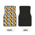 thumbnail image 2 of Kdxio Tapis de Sol de Voiture Imprimé Vache Mignon Tournesol B Universel SUV avant Arrière Ensemble Complet 4 Pcs avec Dos en Caoutchouc Antidérapant Accessoires de Voiture pour la Plupart des Voitures, 2 of 7