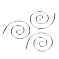 thumbnail image 3 of Spiral Cable Knitting Needle, Lightweight Strong Practicality Circular Knitting Needle  For Hats Silver, 3 of 8