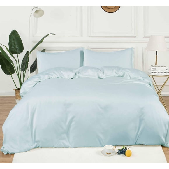 Fabstyles 100% Bamboo Duvet Cover | Silky Soft, Breathable, Cooling, Hypoallergenic and Oeko-TEX Certified Bamboo Comforter Cover for Queen, King