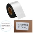thumbnail image 3 of Unique Bargains 1.57'x918' (40mmx280m) Wax Thermal Transfer Ribbon, 2 Roll 1' Core Ink Out Barcode Printer Ribbon, Black, 3 of 6