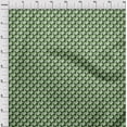 thumbnail image 4 of oneOone Velvet Green Fabric Geometric Craft Projects Decor Fabric Printed By The Yard 58 Inch Wide, 4 of 5