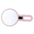 thumbnail image 2 of 1 Pce Miroir de Maquillage Grossissant Rond Portatif à Double Face à Main, 2X 3X 15X 15X Grossissant, 2 of 7