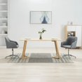 thumbnail image 1 of vidaXL Swivel Dining Chairs 2 pcs Light Grey Fabric, 1 of 5
