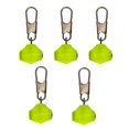 thumbnail image 1 of jinwen 5Pcs High Strength Sinker Sliders Weight Sinker Connector ing Barrel Swivels 2.7cmx1cmx0.5cm, 1 of 8