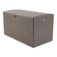 thumbnail image 1 of Plastic Development Group Coffre de Terrasse de Rangement Extérieur en Résine de 130 Gallons, Gris, 1 of 10
