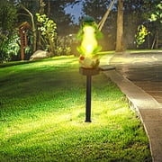 Solar Powered Resin Outdoor Lights, Xinsrenus Waterproof Garden Stake Light with Automatic Day-Night Sensor, Decorative Landscape Lighting for Lawn Patio Kindergarten Playground