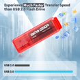 thumbnail image 3 of INLAND Micro Center Super Speed 20 Pack 16GB USB 3.0 Flash Drive Memory Stick Thumb Drive Data Storage Jump Drive Bulk Much Faster Than USB2.0 Flash Drive Red, 3 of 4