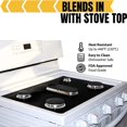 thumbnail image 4 of MesaSe Black PTFE Stove Top Cover Protector - Reusable  Washable  Heat Resistant Liner Guard for Gas Range, 4 of 9