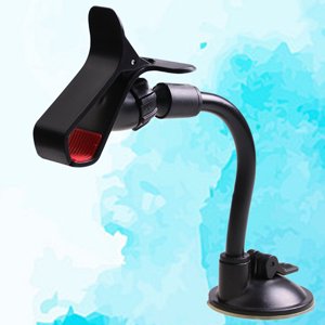 UPGRATOR Stable Phone Mount for Car Black Windshield Holder 1Set