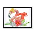thumbnail image 3 of Designart Lama de Noël Prêt pour Santa II Art Mural Encadré Tropical, 3 of 4