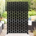 thumbnail image 1 of Écran d'Intimité en Métal 6 X 4 Pi avec Support, Panneau Séparateur Extérieur Autoportant Résistant aux Intempéries, Clôture de Jardin Décorative en Acier Galvanisé pour Terrasse, Balcon, Cour, Cache-Bac, 1 of 7