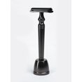 thumbnail image 2 of Waysh Refined Shaving Set, Gunmetal, with Stand & Blades, 2 of 7