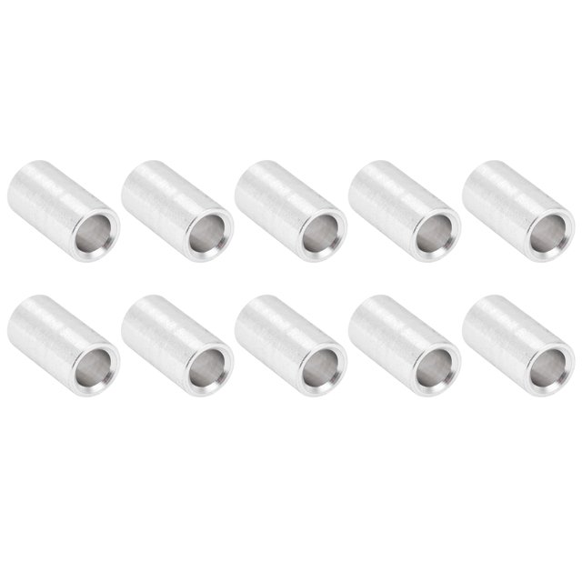 Round Spacers, Threadless OD 6mm ID 4mm Aluminum Alloy Spacer Lightweight For Workpiece Connecting