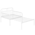 thumbnail image 1 of Costway Metal Daybed Extendable Daybed to Twin Size Bed Heavy Duty Slats Support Sofa Bed White, 1 of 10