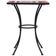 thumbnail image 2 of vidaXL Mosaic Bistro Table Terracotta and White 60 cm Ceramic, 2 of 5